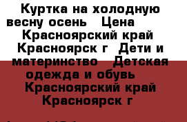 Куртка на холодную весну-осень › Цена ­ 900 - Красноярский край, Красноярск г. Дети и материнство » Детская одежда и обувь   . Красноярский край,Красноярск г.